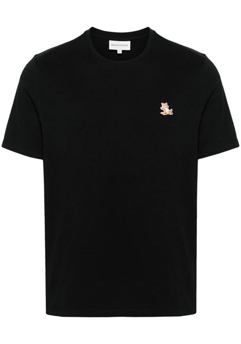 chillax fox patch man black MAISON KITSUNÉ | LM00110KJ0008P199